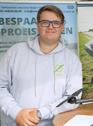 Portret van Lander, mede-oprichter Croptic